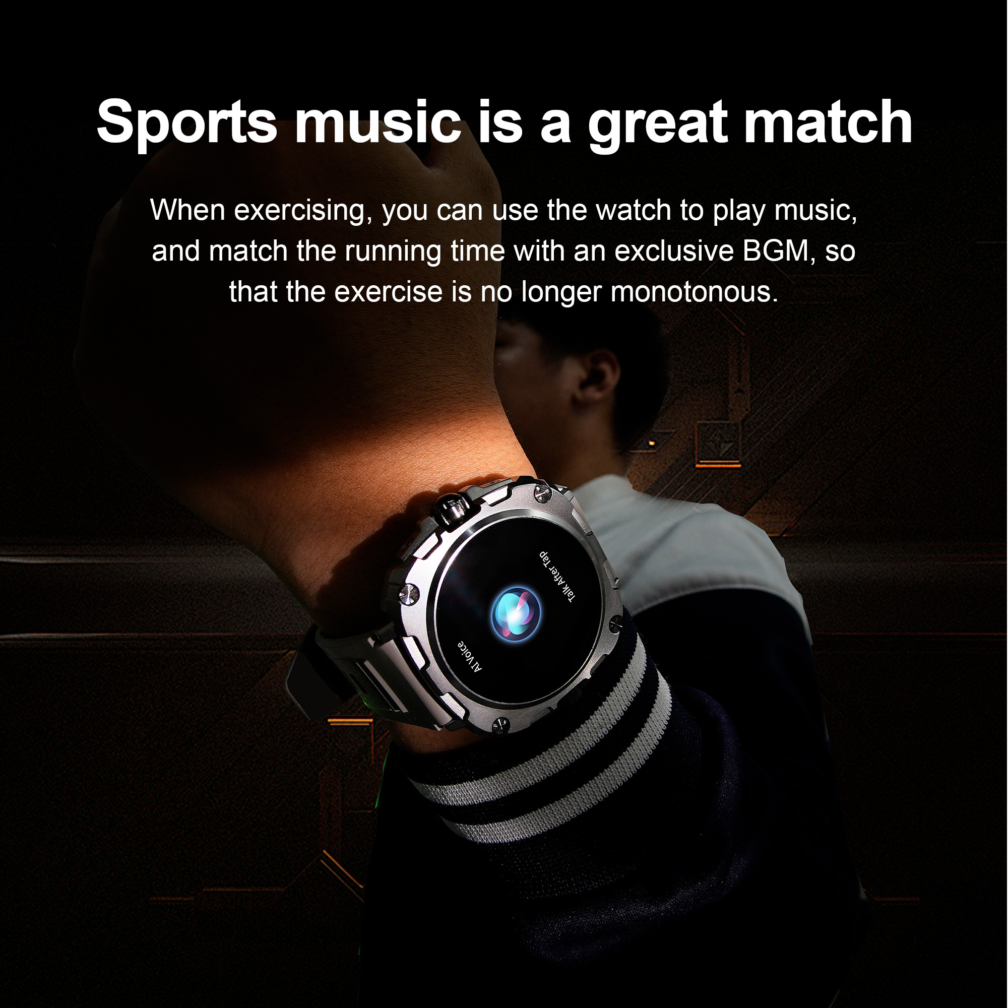 2024 SmartWatch 1.43" Big Screen, Smart Watch For Men Wireless Call, Custom Dial, Fitness Tracker, 400mAh Battery, Compatible with iPhone and Android, Perfect Gift for Men