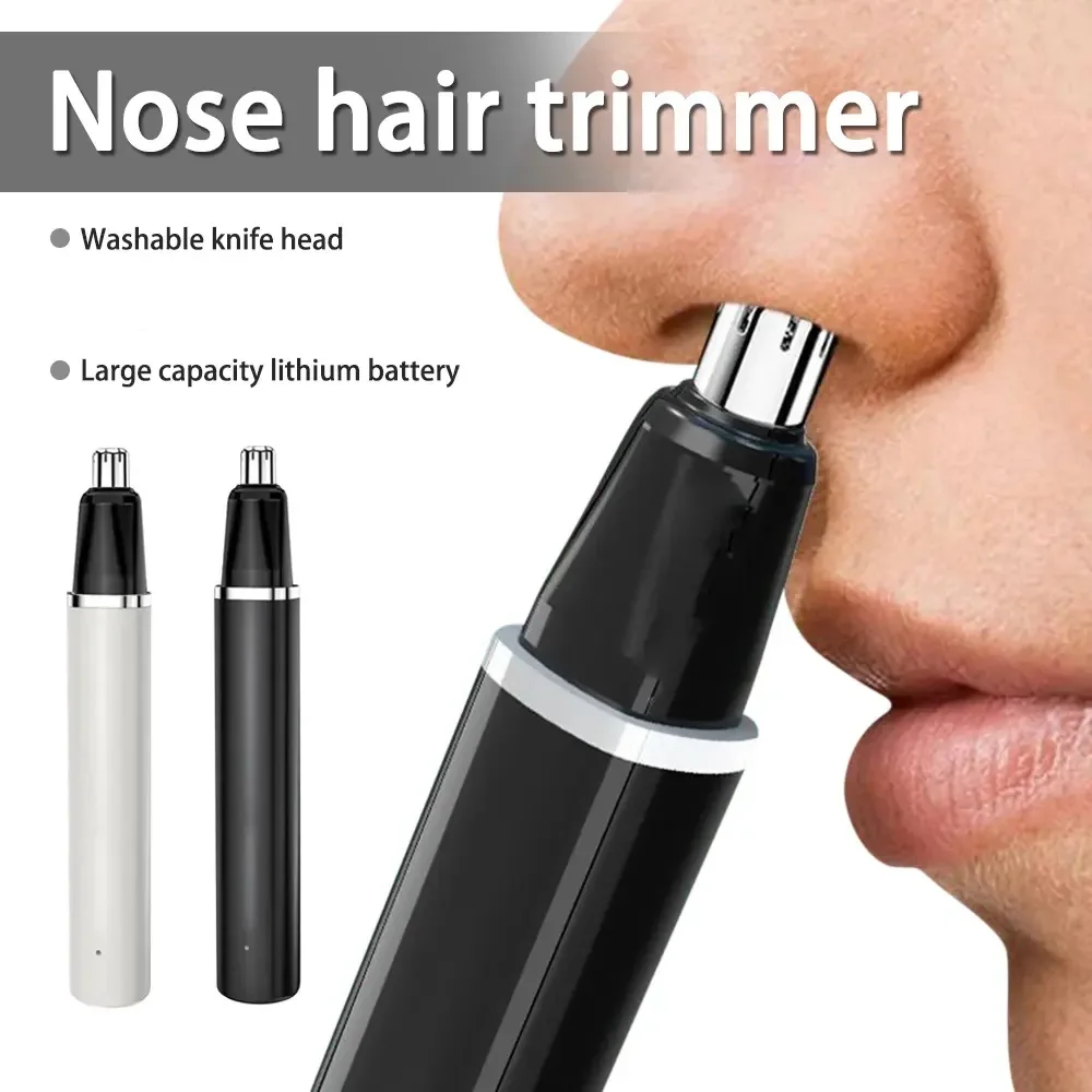 Mini USB Rechargeable Nose Hair Trimmer Clipper Waterproof Shaver for Men Women