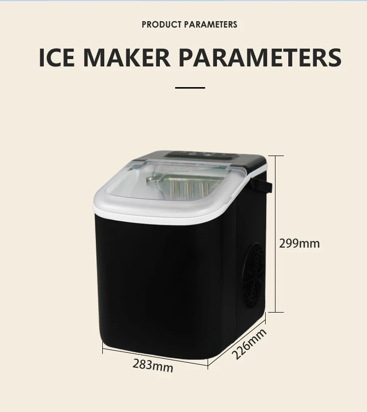 Mini Household Ice Maker Machine Ice Cube Maker Machine Portable Ice Maker Machine