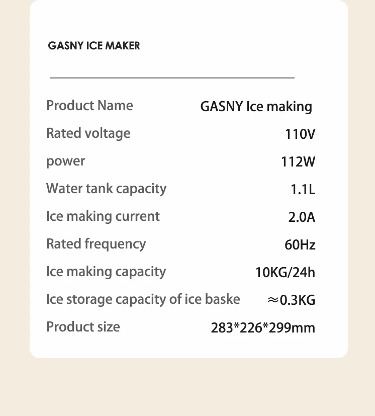 Mini Household Ice Maker Machine Ice Cube Maker Machine Portable Ice Maker Machine