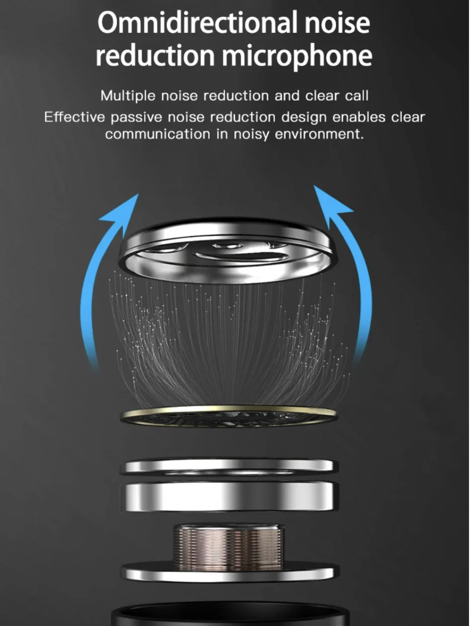3.5mm Wired Headphones Stereo Bass Ear-Mounted Earphones Music Sport Gaming Headset With Mic