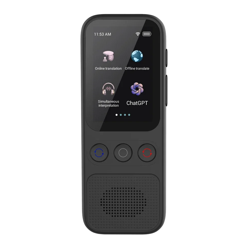 S80 Portable Translator Device Real-time Online Offline Language Translator Smart Audio Voice Travel