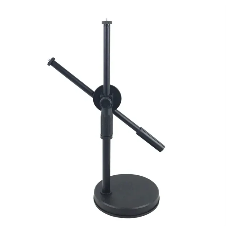 Tripod with Ring Light Table Tabletop Stand Tripods Mobile Phone Holder Boom Arm Nail Art Photography