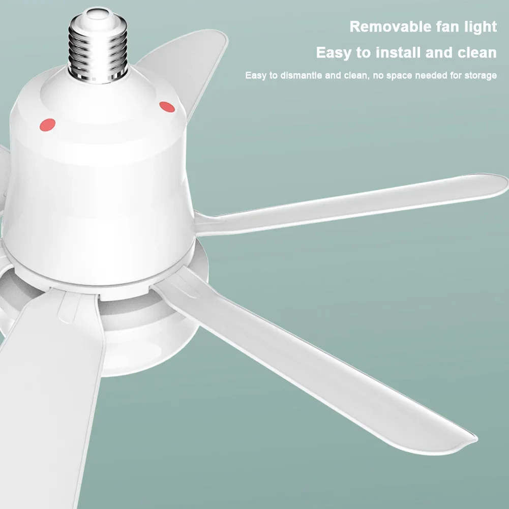 Modern Ceiling Fan with Lights Remote Control Small Ceiling Fan for Kitchen Bedroom Basement Dining Living Room