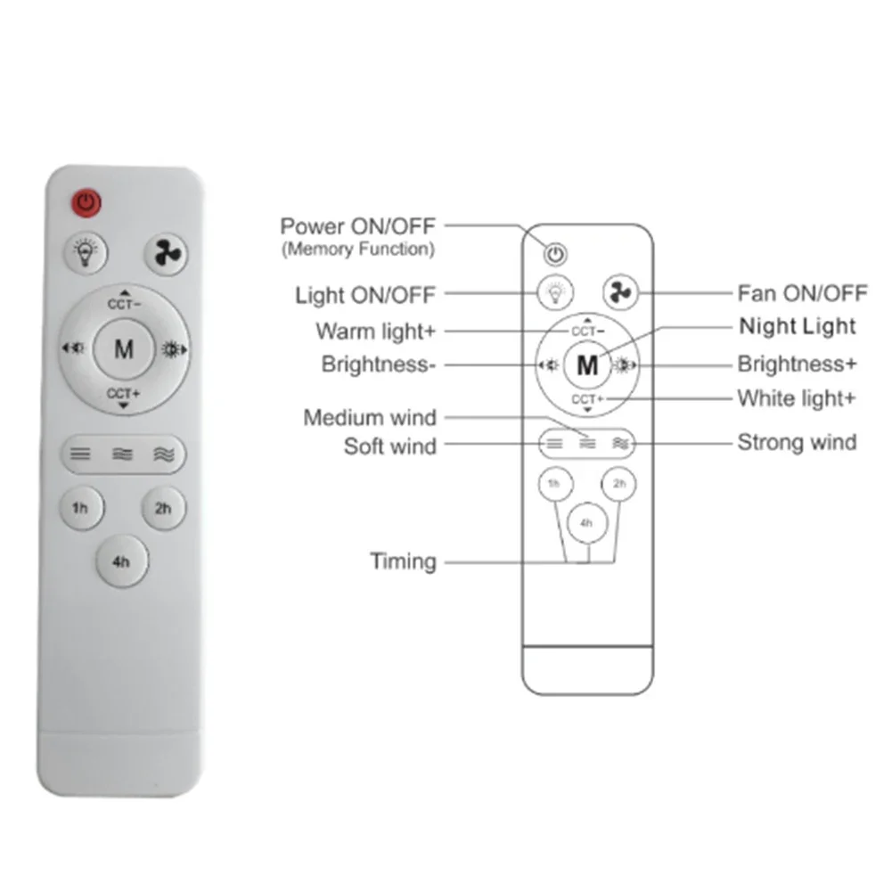 Modern Ceiling Fan with Lights Remote Control Small Ceiling Fan for Kitchen Bedroom Basement Dining Living Room