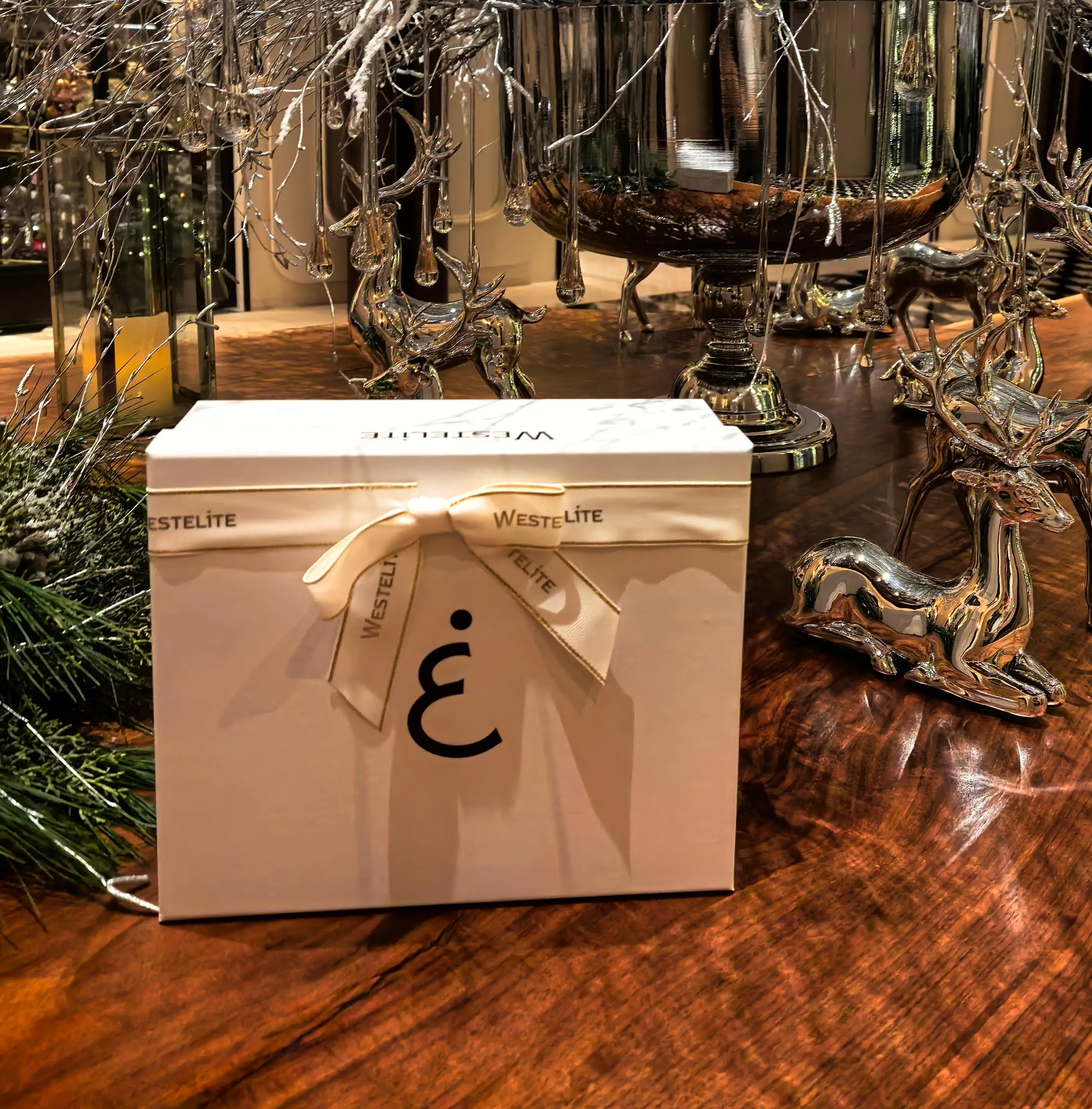 Westelite Serum Oil and Camellia Anti-agingCream Gift box packaging