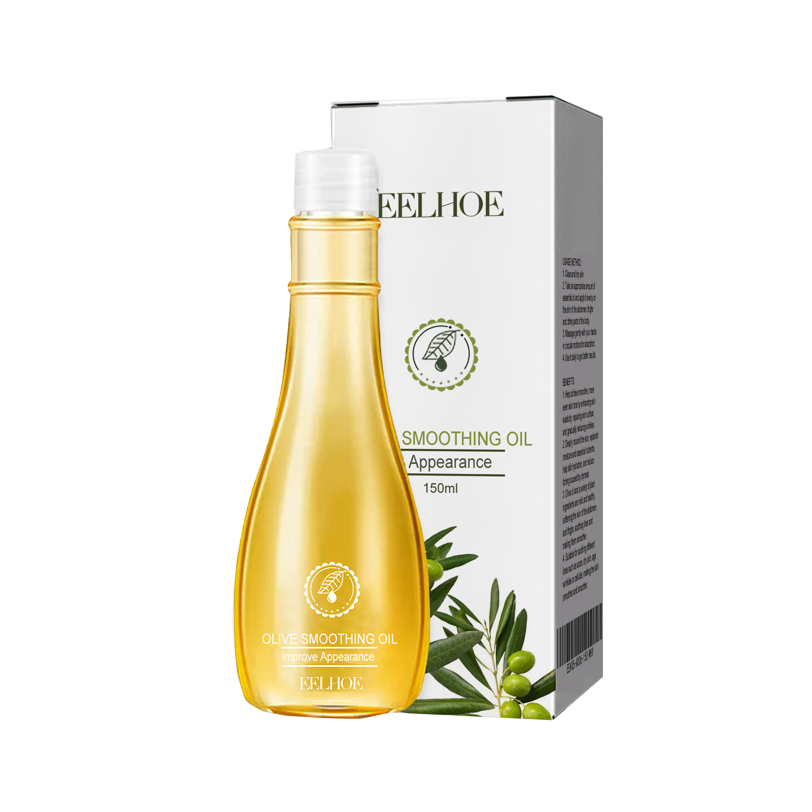 Olive skin care oil 150ml per bottle Gentle moisturizing, tender and firming skin nourishing body skin care oil