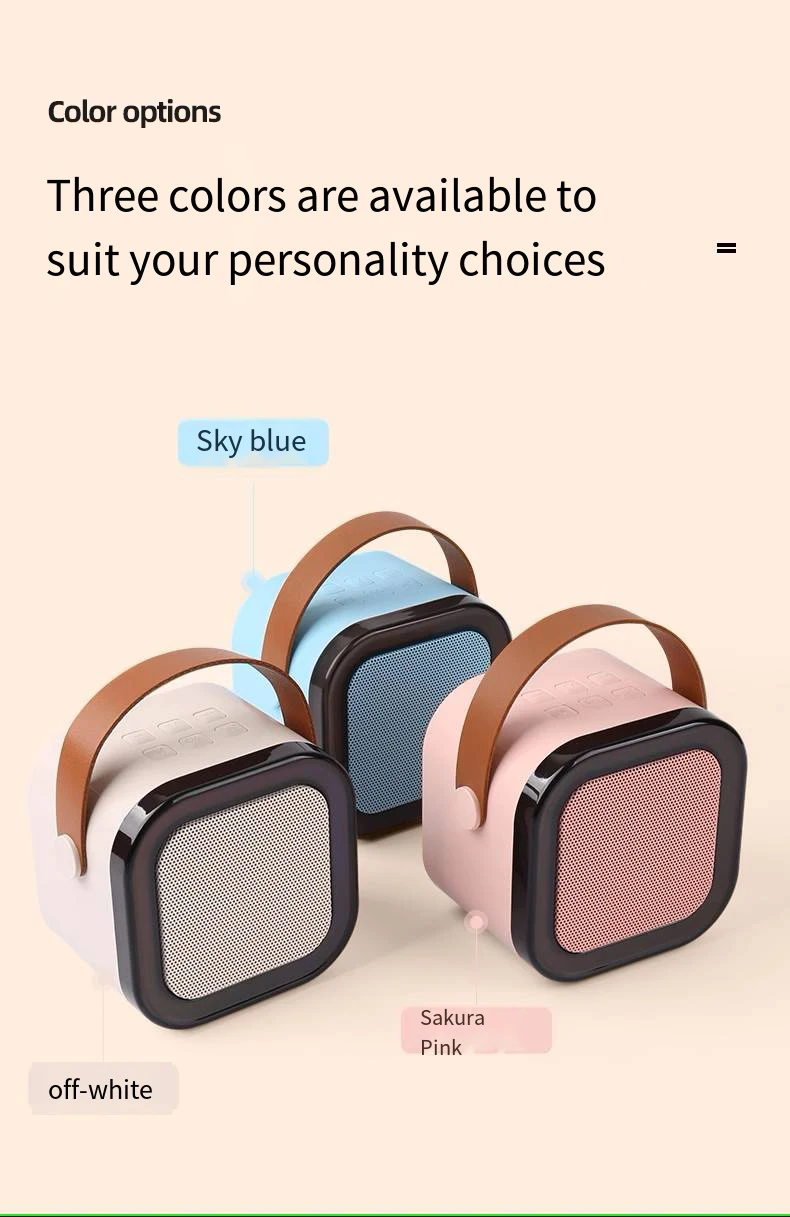 Portable K12 Wireless Bluetooth Karaoke Speaker