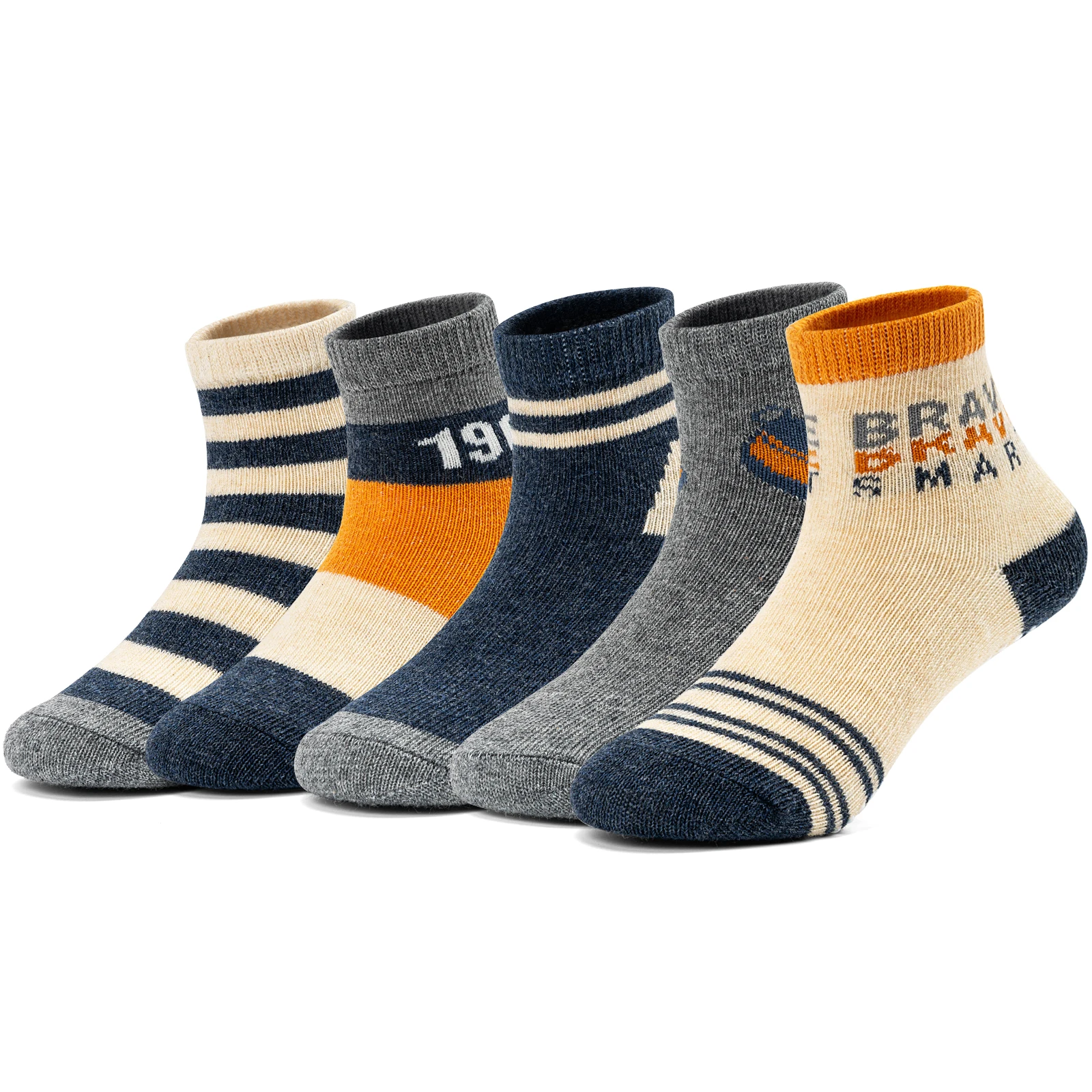 Dropshipping 5 Pairs Non slip Socks Kids Best Selling Gripper Socks Casual Home Socks