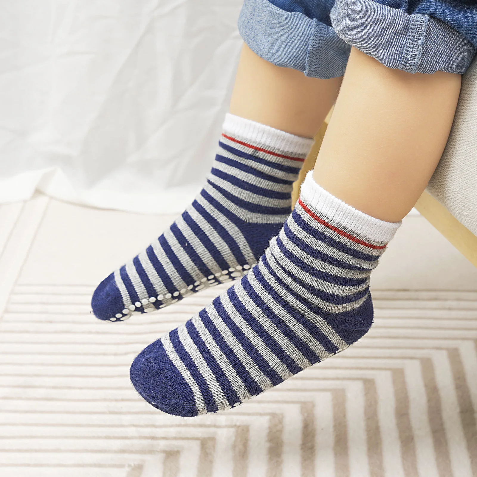 Dropshipping 10 Pairs Non slip Socks Kids Best Selling Gripper Socks Casual Home Socks