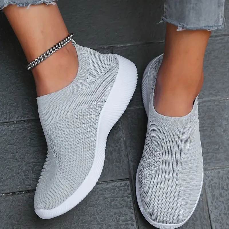 2025 Dropshipping Product Women Mesh Sneakers Best Selling Casual Lightweight Shoes Femmes Slip on