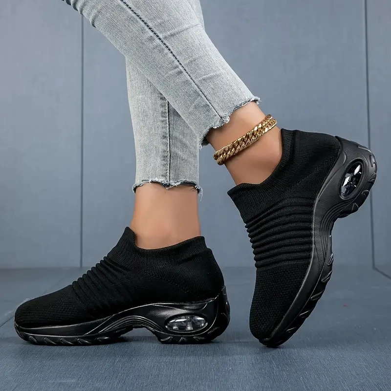 Dropshipping Product Women Sock Sneakers Best Selling Casual Lightweight Shoes Femmes Slip on Sneaker