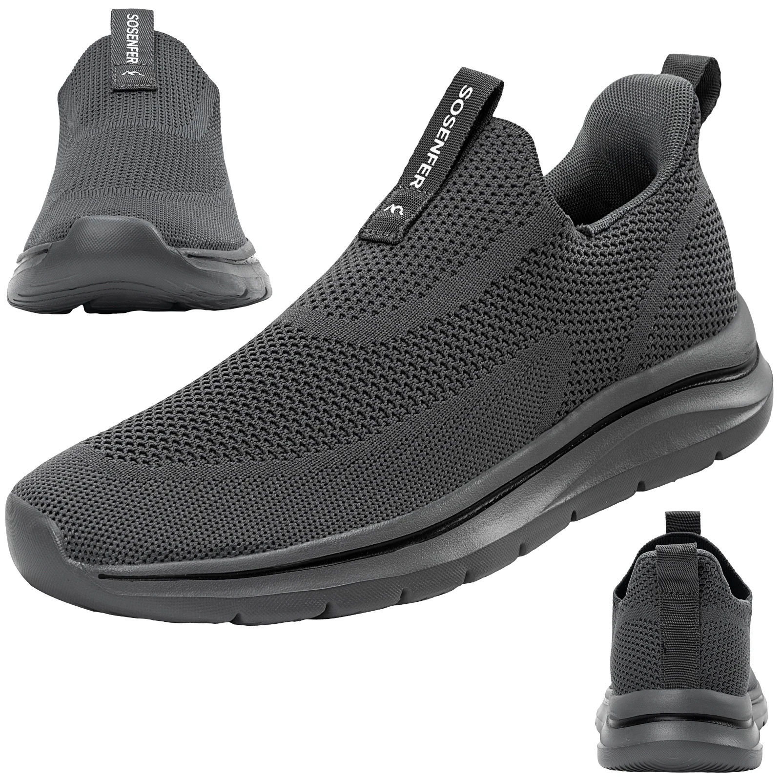 Dropshipping Men Casual Shoes Fashion Sneakers Comfortable Sports Flying Knitted Socks Shoes Casual Flats Walking Style Shoes