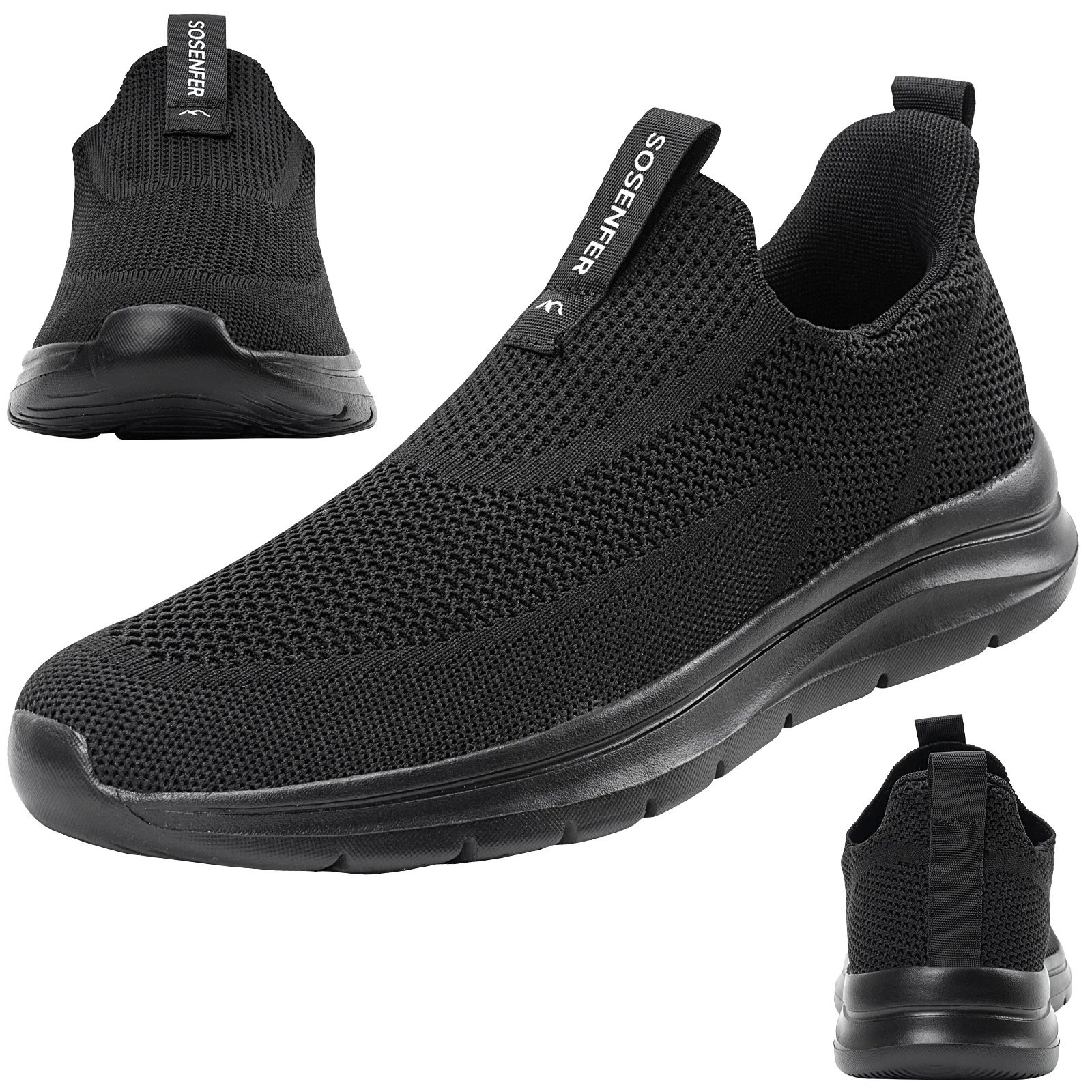 Dropshipping Men Casual Shoes Fashion Sneakers Comfortable Sports Flying Knitted Socks Shoes Casual Flats Walking Style Shoes