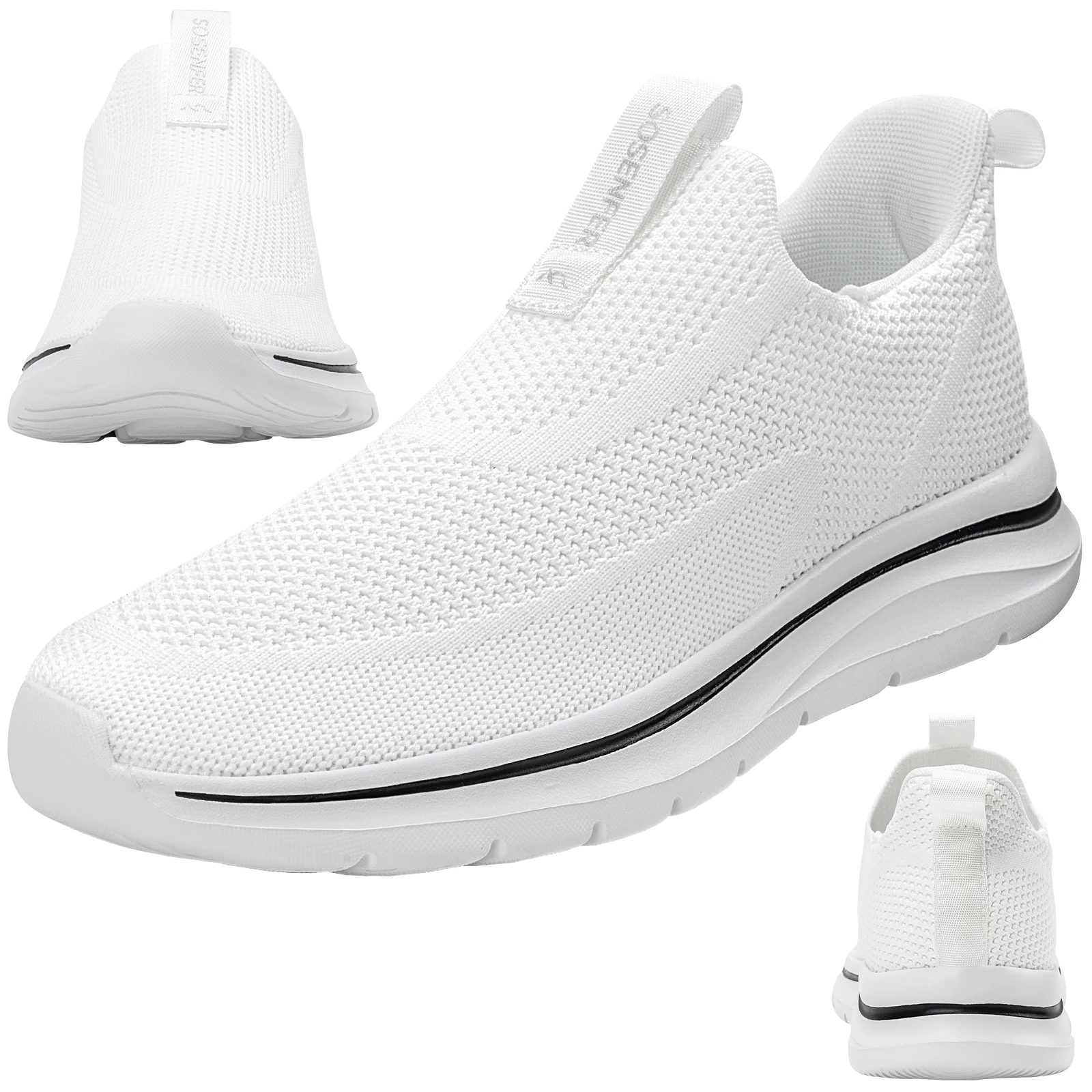 Dropshipping Men Casual Shoes Fashion Sneakers Comfortable Sports Flying Knitted Socks Shoes Casual Flats Walking Style Shoes