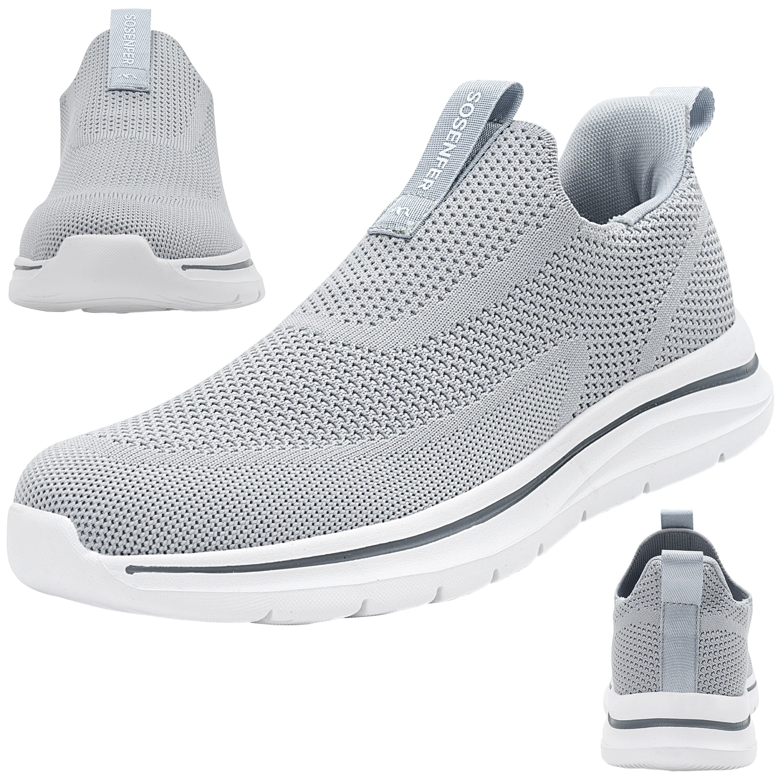 Dropshipping Men Casual Shoes Fashion Sneakers Comfortable Sports Flying Knitted Socks Shoes Casual Flats Walking Style Shoes