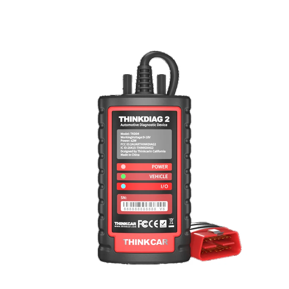 Thinkdiag2 All System Bidirectional Control OBD2 Diagnostic Scanner Scan Tool CAN FD 15 Reset Function Software 1 Year