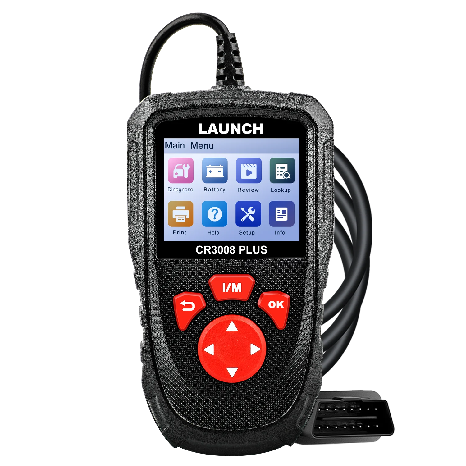  Professional CR3008 PLUS Diagnostic Tools Engine Analyzer OBD2 Scan Tool Bi-directional Control Code Reader