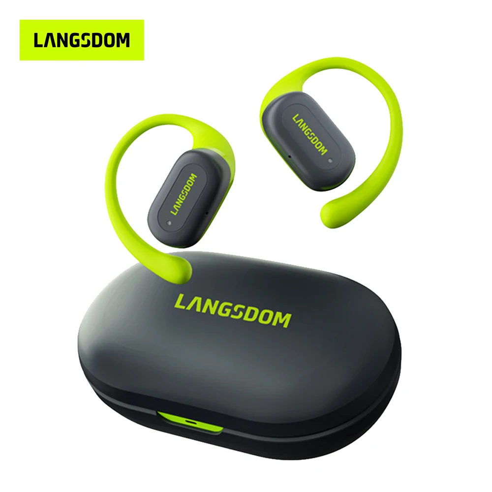 Лучшие беспроводные наушники с костной проводимостью Mini TWS True Wireless Earphones, похожие на Pro Air, с ушной раковиной, спортивные наушники
