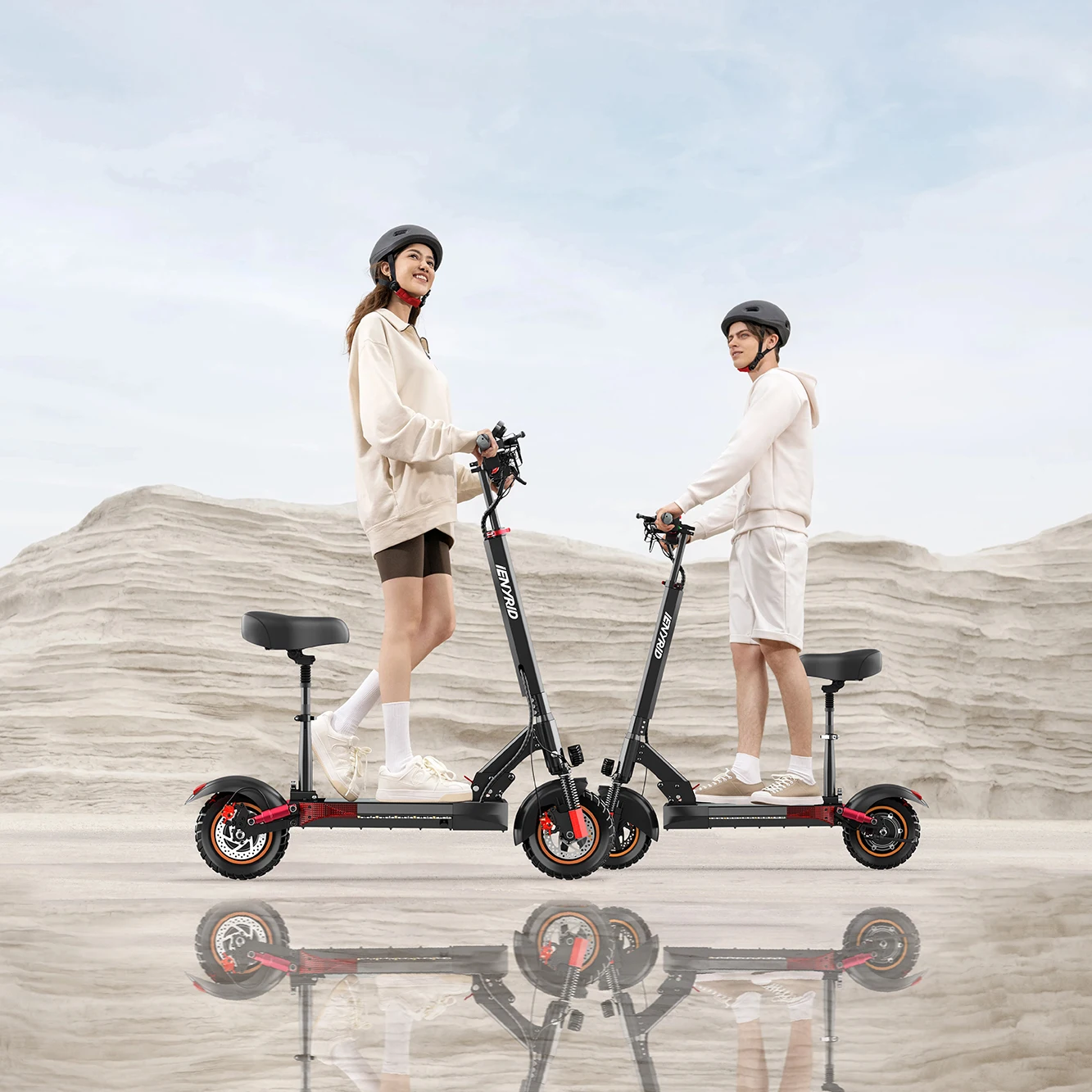 48V Unisex Aluminium Alloy Lithium Battery Electronic Scooter IENYRID M4 Electric Scooter 500w Electronic La Strung C