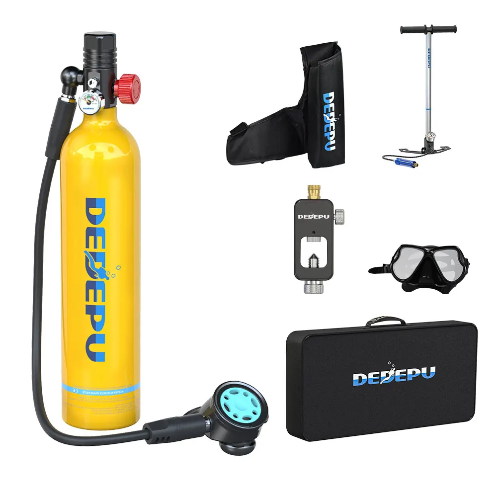 DEDEPU New Style Mini Diving tank Easy Breath scuba air tank with Pool Accessories Other Swimming Own USA Overseas Warehouse
