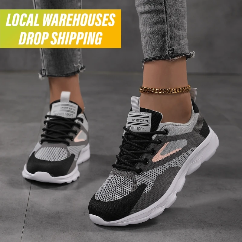 2025 Best Selling Women's Casual Lightweight Mesh Sneakers Breathable Lite Dropshipping from Local Warehouse Available USA EU UK