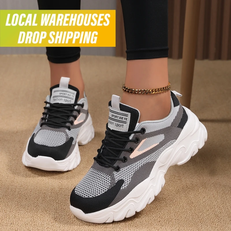 2025 Best Selling Women's Casual Lightweight Mesh Sneakers Breathable Lite Dropshipping from Local Warehouse Available USA EU UK