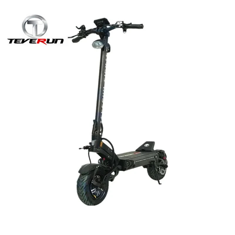 EU Stock Teverun FighterSupreme Ultra Electric Scooter 72V 60Ah SK Battery Dual Motor 4000W Top Speed 105kmh PKE Kickscooter