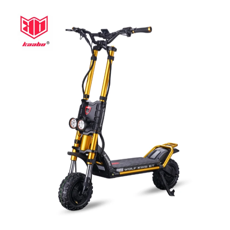 Original Kaabo Wolf King GT Pro Electric Scooter 72V 35Ah 2000Wx2 Sine Wave Controller TFT Display Brand Battery