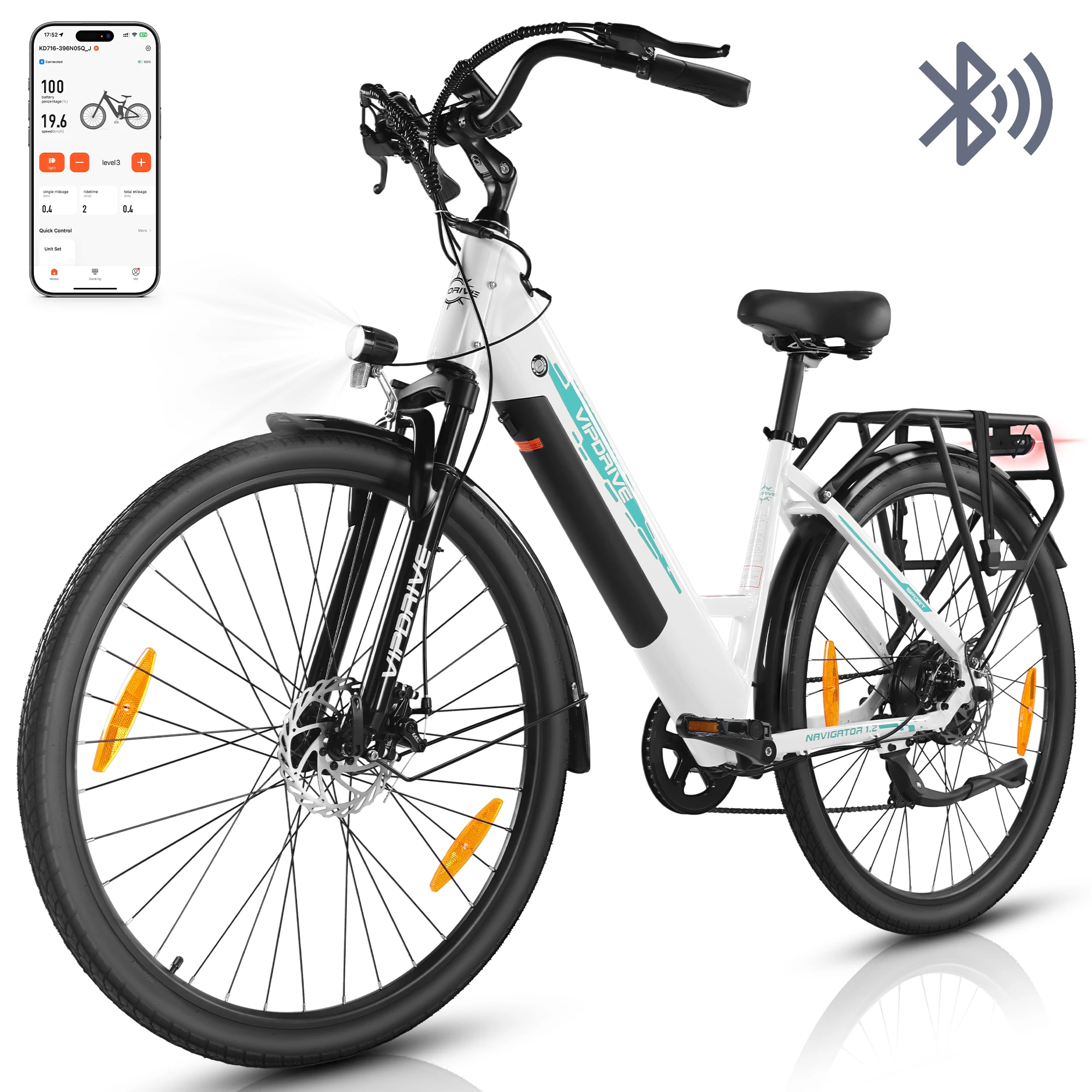 EU Warehouse Stock 28 Inch Intergrated 48V 15AH Lithium Battery Hybrid Ebike Low-Step Aluminum Frame 500W Electric City Bike
