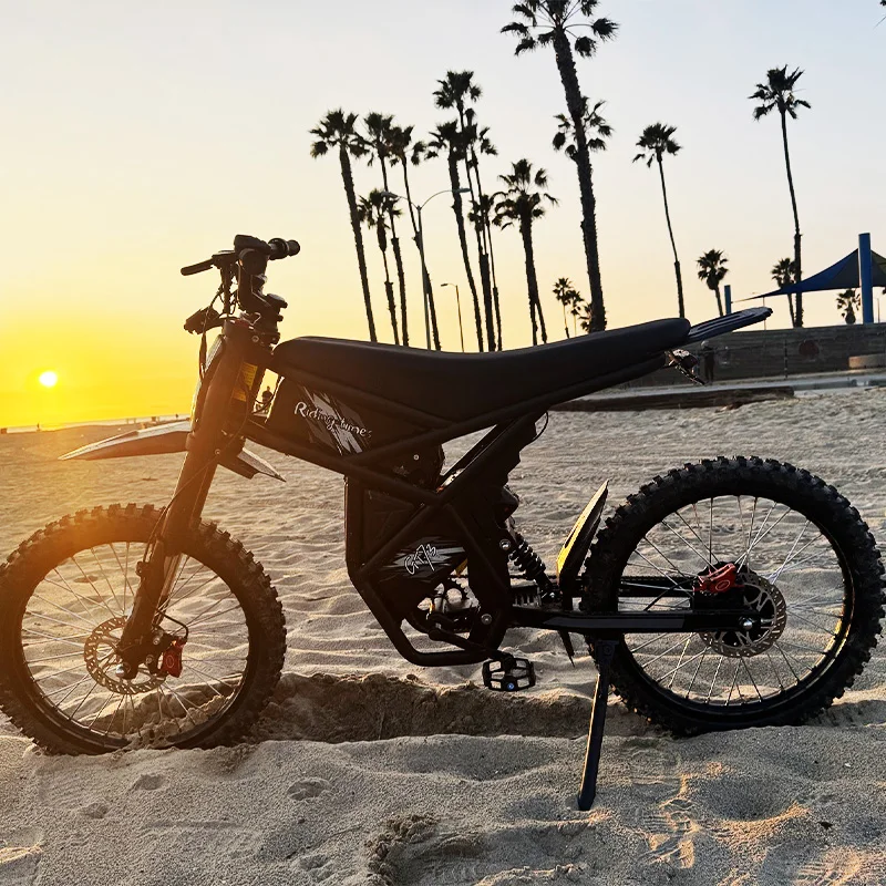 Riding'times GT73 Off-Road Adult Electric Dirt Bike 48V Long Range 30-50Km/H Top Speed Light Racing Mountain Bike