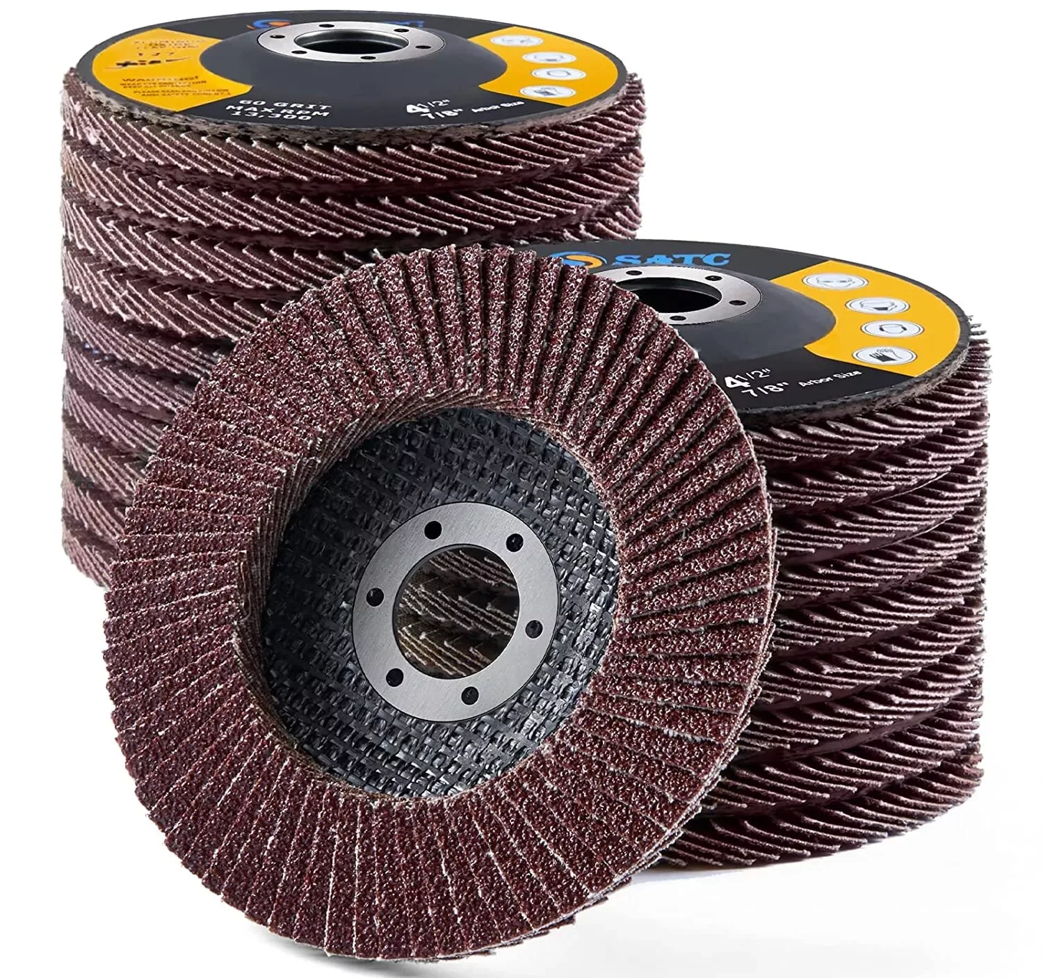 20pcs 4.5 Inch Flap Discs 4-1/2 X 7/8\