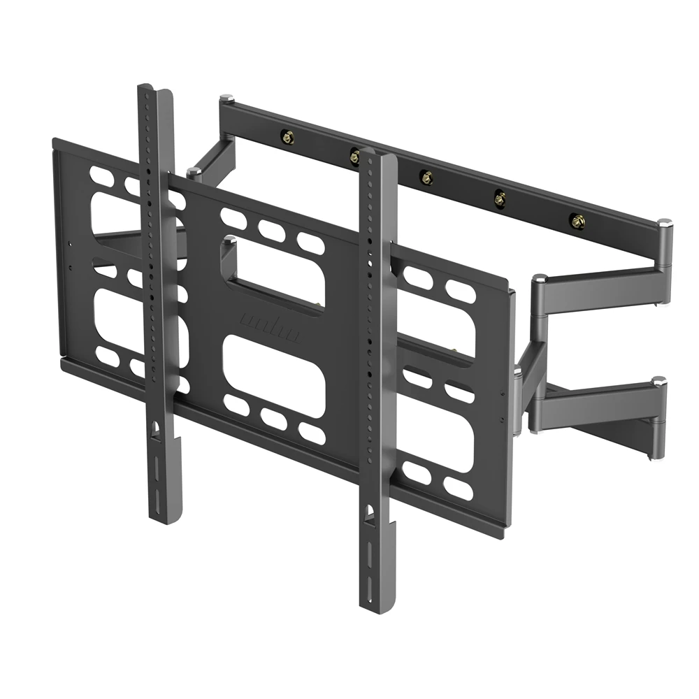 Full Motion TV Wall Mount Bracket for 55-100 Inch LED Flat Screen TVs Monitors, Heavy Duty Dual Articulating Arms up to 120KG