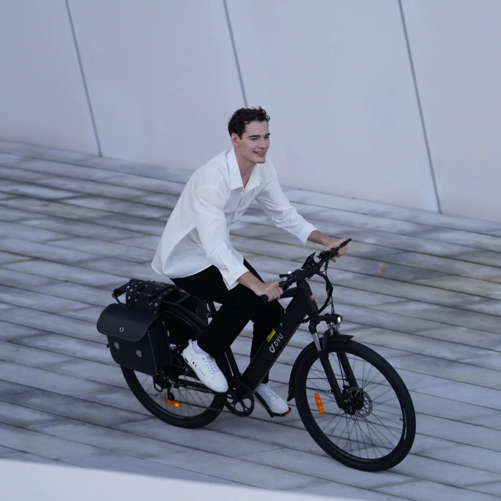 2025 DYU C5 Electric Chopper Bicycle Lithium Battery Removable EU/UK Warehouse Sale Adults Models China Price