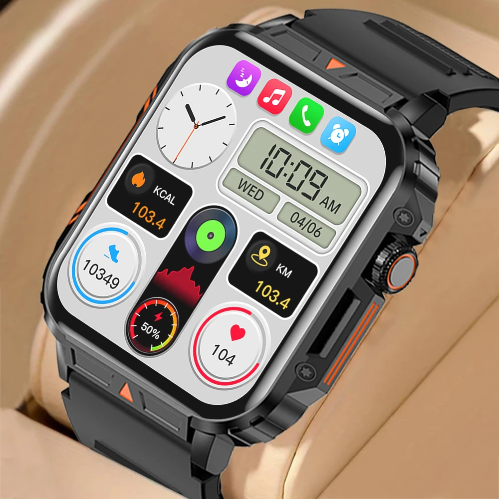 SENBONO L81 Outdoor Sports Smartwatch Men Answer Call Big Battery Fitness Tracker Waterproof Men Smartwatch  for IOS Android