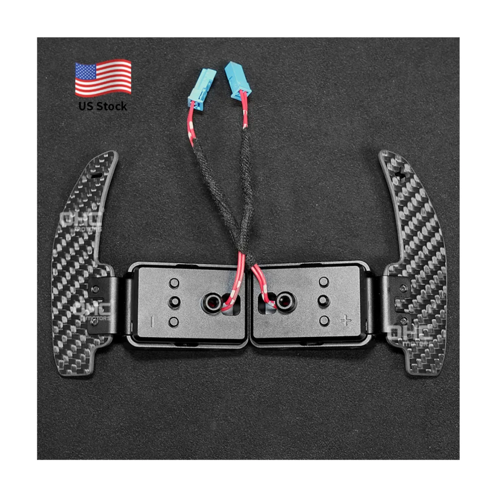 USA Stock Magnetic Shift Paddle Carbon Fiber Paddle Shifter Extension for Bmw F90 M5 F10 F11 F03 F92 M3 F30 F34 F36 F22 F45 F26