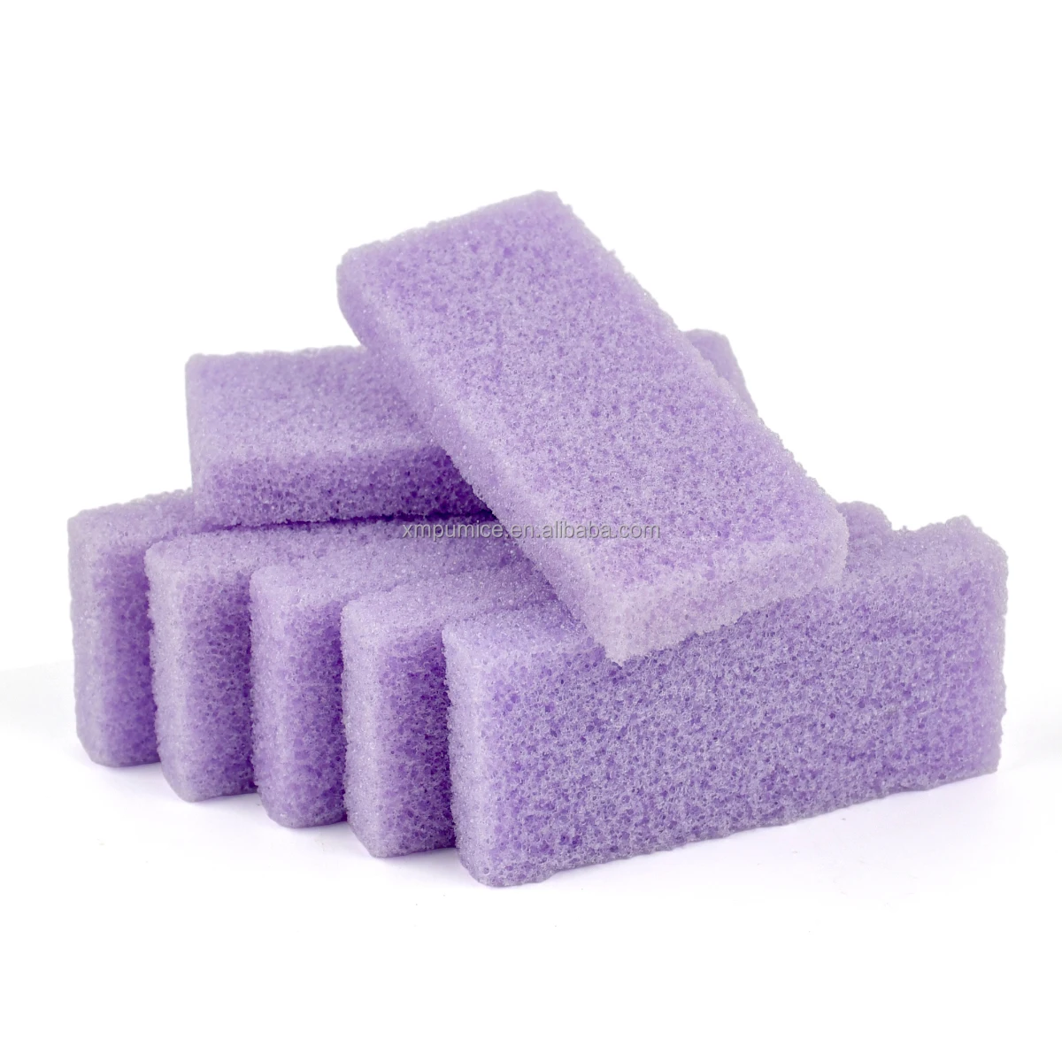 1600Pcs/Case Wholesale Disposable Mini Pumice Pad Salon Foot Care Tools Glass Stone