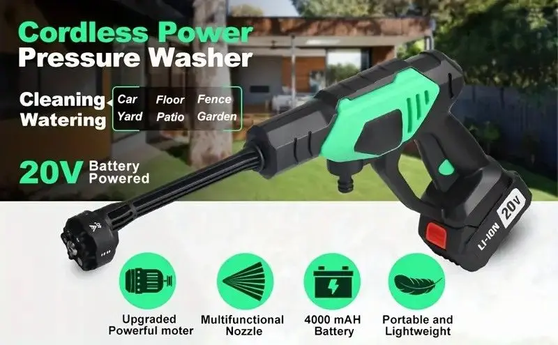 20V Pressure Car Washer, Portable Handy Pressure Washer for Washing Car