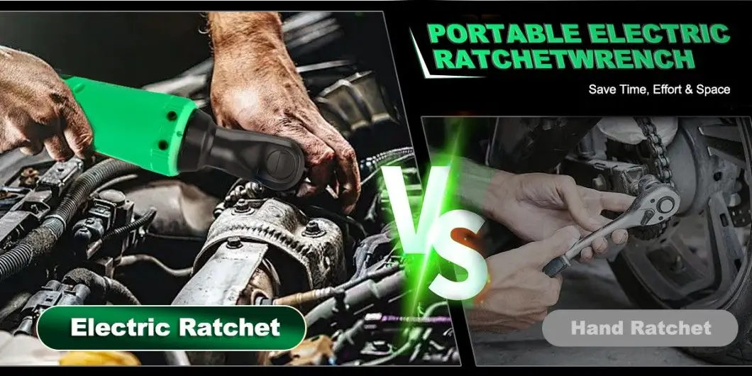 12V Ratchet Wrench, 45nm Torque, Electric Impact Wrench for Car