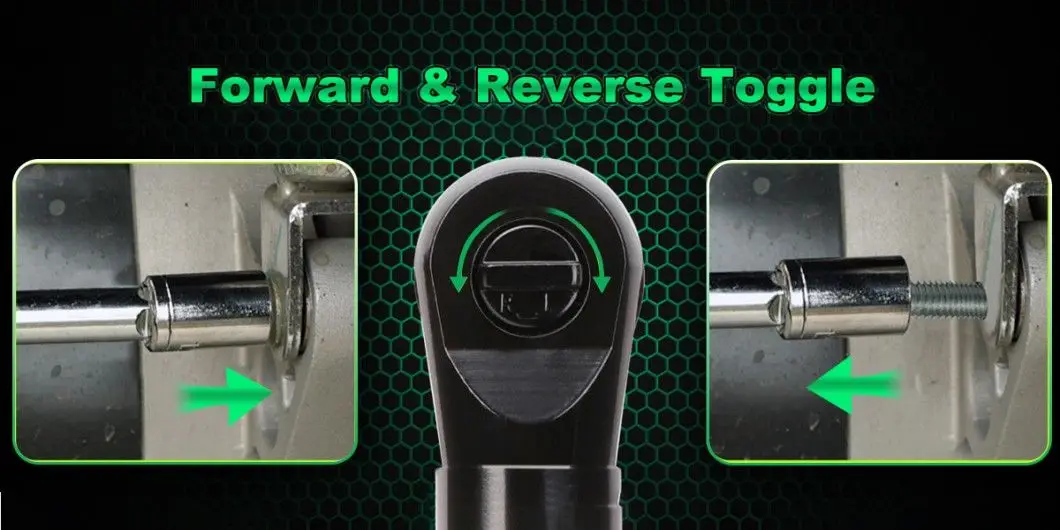 12V Ratchet Wrench, 45nm Torque, Electric Impact Wrench for Car