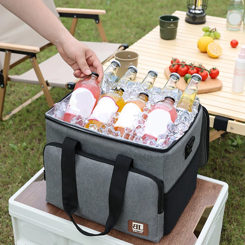 Portable Insulated Bag Outdoor Large-Capacity Lunch Box Waterproof Coolers Ice Travel Picnic Bag