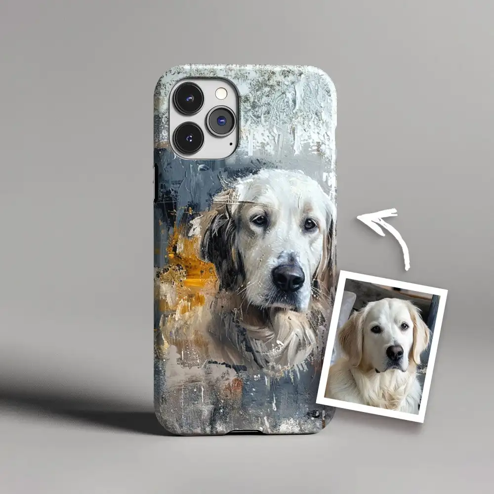 Custom Pet Portrait 'Frosted Glass' Special Edition Phone Case for iPhone Samsung PC Material Animal Decoration