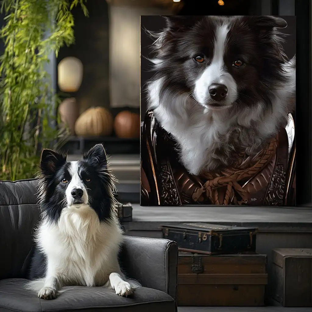 Custom Black WuKong Texture Pet Portrait 3D Wall Art Deco Unique Design for Home Decor