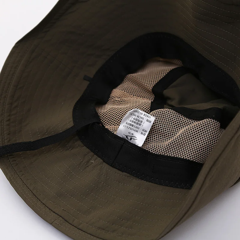 Trend Style Casual Spring Summer Foldable Women's Lightweight Breathable Men's Outdoor UV Shade Sun Fishman Hat Wholesales