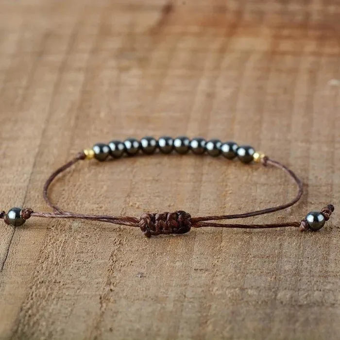 Handmade Gemstone Beaded Macrame Bracelets