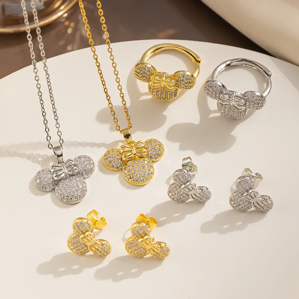 Cute Mini Mouse Luxury Jewelry Set for Women