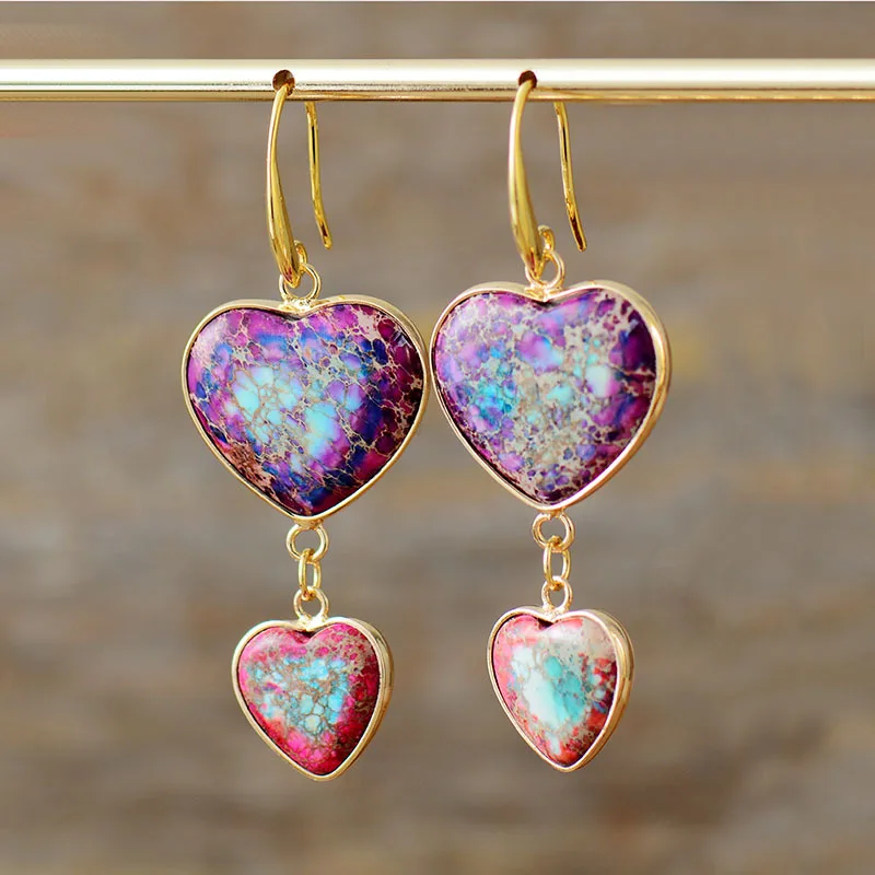 Romantic Heart Shape Earrings Classic Fashion Stud Earring Costume Red Teengirls Valentine's Day Jewelry Bijoux Wholesale
