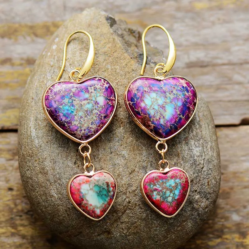 Romantic Heart Shape Earrings Classic Fashion Stud Earring Costume Red Teengirls Valentine's Day Jewelry Bijoux Wholesale