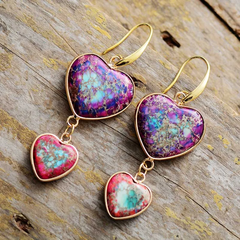 Romantic Heart Shape Earrings Classic Fashion Stud Earring Costume Red Teengirls Valentine's Day Jewelry Bijoux Wholesale