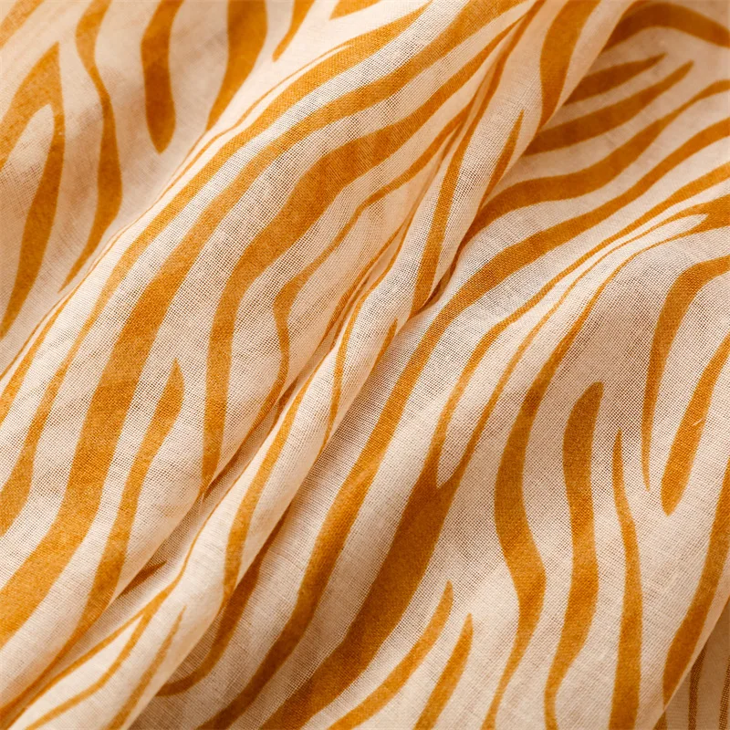 Spring Summer 180*90CM Soft Viscose Printed Shawls Bright Colors Arabic Scarfs for Muslim Women Vertical Striped Hijab Fashion